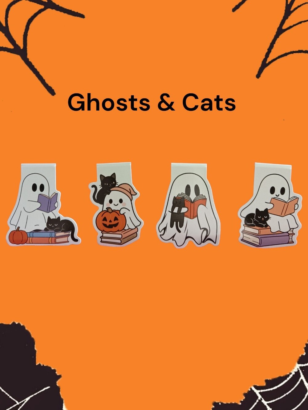 Ghosts & Cats Bookmarks
